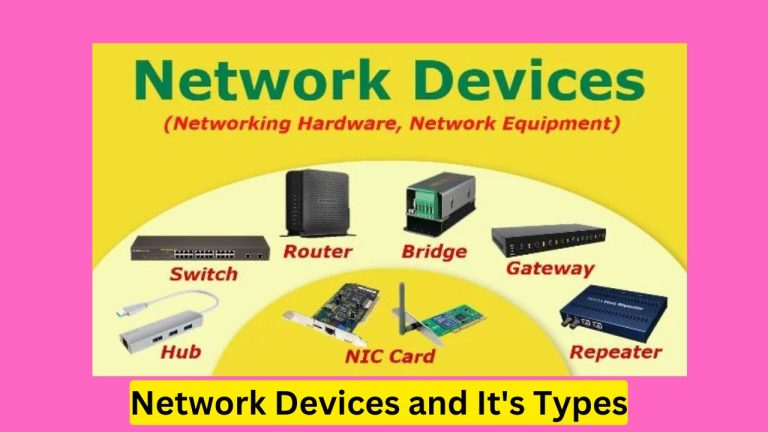 Network Devices and It’s Types